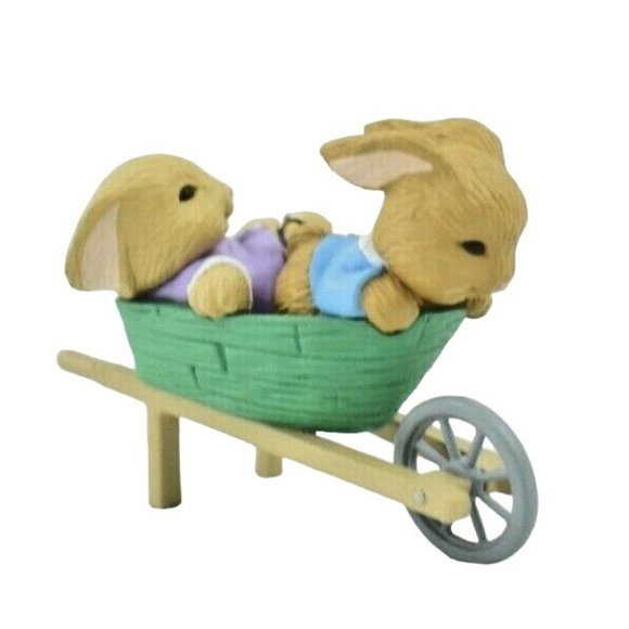 Hallmark Keepsake Ornament Barrow of Giggles Dated 1993 Easter Collection - Picture 5 of 12